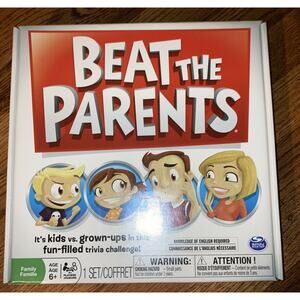 BEAT THE PARENTS Family Board Game by Spin Master - For ages 6+